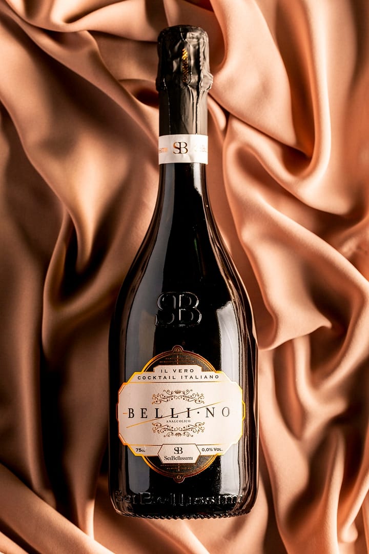 Belli•no alcoholvrije perzik cocktail