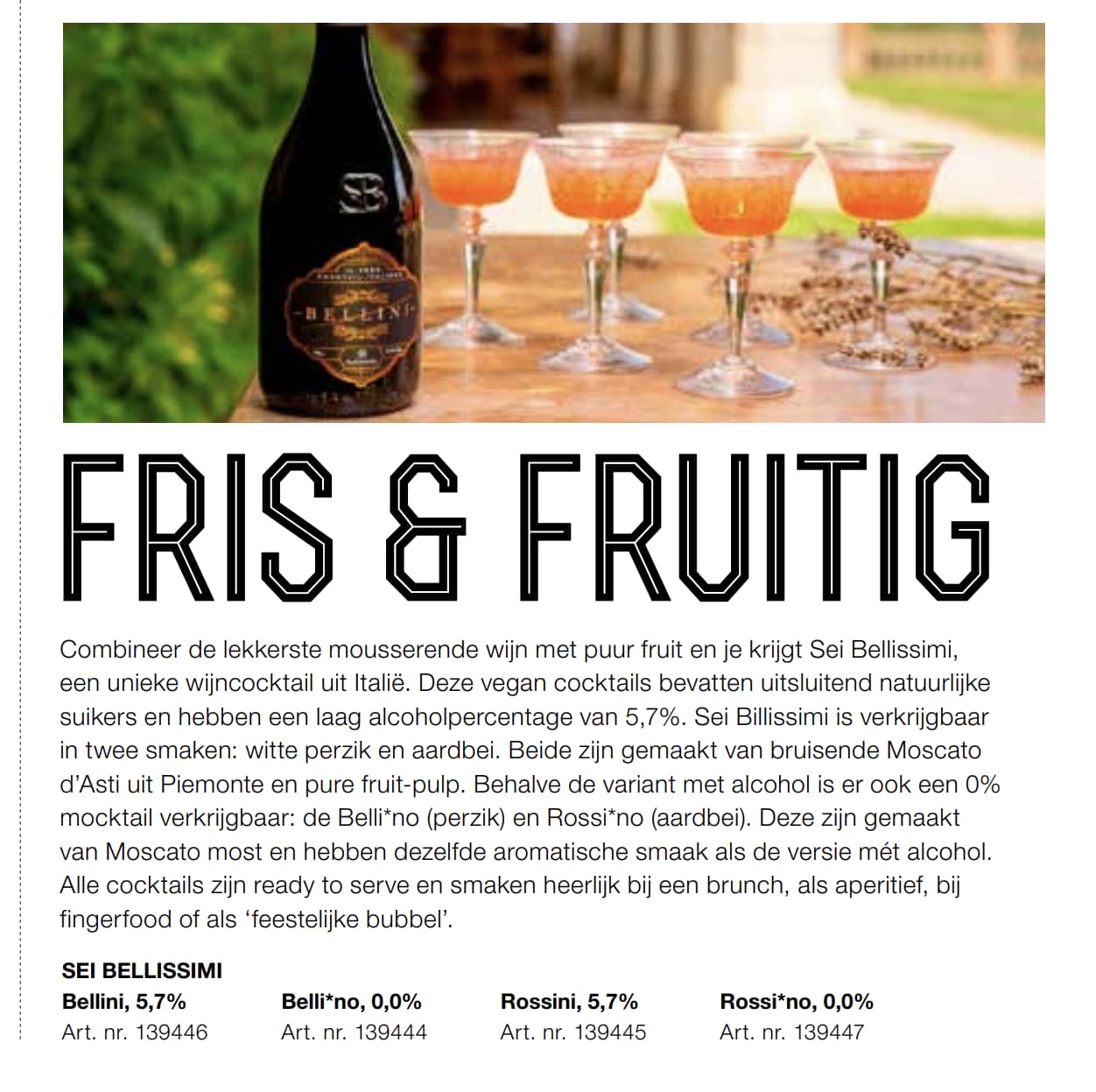Bellini Bidfood artikel